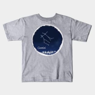 Gemini zodiac Constellation Kids T-Shirt